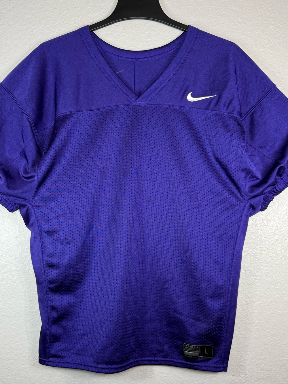 Nike Jersey Engineered Practice Football Mesh Dri-FIT Purple Men's Large